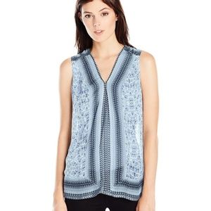 Lucky Brand Floral Tunic Top Medium